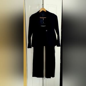 J. Crew Classic 1035 Navy Blue 2 Piece Suit 100% Cotton